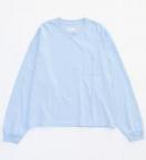 L/S WIDE CUTSEWN *サックス*