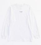  L/S LOGO TEE *ホワイト*