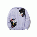 "TIGER"COTTON SWEATER *パープル*