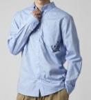 icon broadcloth shirt *サックスブルー*