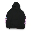 DUSTYCHAMP Flame Hooded Sweat Shirt *ブラック*