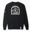 Back Channel × Prillmal × ROCCOS CREW SWEA / BLACK