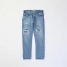 DAMEGE DENIM PANTS *ライトブルー*