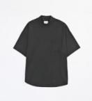 S/S HI-NECK BIG CUTSEWN *ブラック*