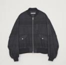 CHECK MA-1 JACKET *NAVY*
