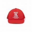 MESH CAP “WAY OF LIFE” *レッド*