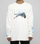 Smoking Gun Longsleeve T-shirt [ FRC245 ] *ホワイト*