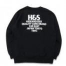 H&S LOGO SWEAT SHIRT(22aw) *ブラック*