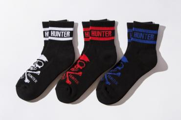 BxH SKULL SOX *ブラック/ブルー*