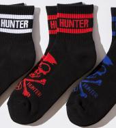 BxH SKULL SOX *ブラック/レッド*