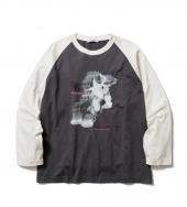 "DOG” RAGLAN TEE *ブラック*