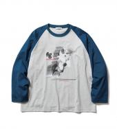 "DOG” RAGLAN TEE *グレー*