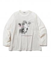 "DOG” RAGLAN TEE *ベージュ*