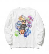 "FLOWER" L/S TEE *ホワイト*