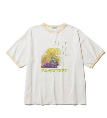 "SEAHORSE" RINGER TEE *ホワイト*