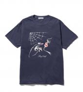 "SPIDER" S/S TEE *ネイビー*