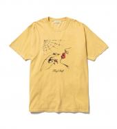 "SPIDER" S/S TEE *マスタード*