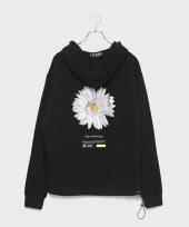 BLOOM Embroidery Hoodie [LEC1003]   *ブラック*