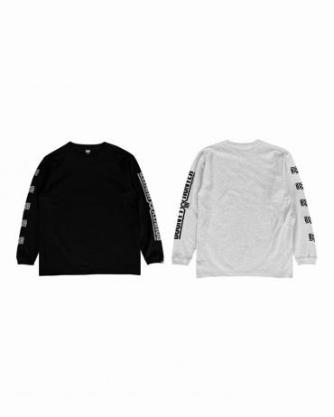 BxH LOGO L/S Tee 【ASH/BLACK】