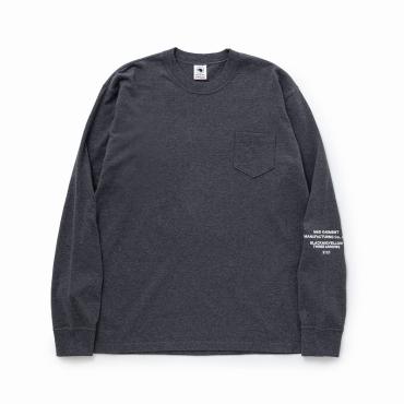 VARMINTS POCKET LS TEE *チャコール*