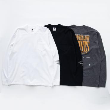 VARMINTS POCKET LS TEE *チャコール*