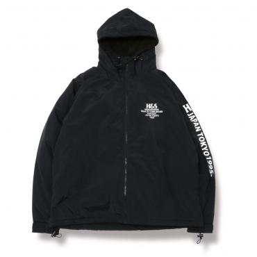 Nylon HOODED JACKET *ブラック*