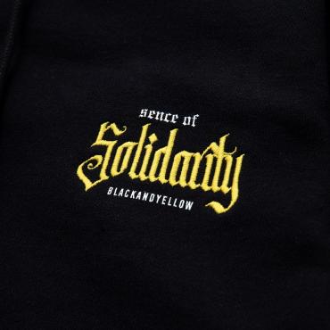 SOLIDARITY ZIP HOODIE *ブラック*