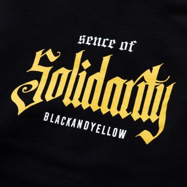 SOLIDARITY ZIP HOODIE *ブラック*