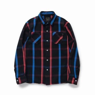 COTTON CHECK SHIRT *ブラックチェック*