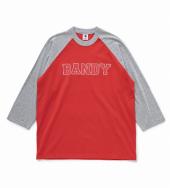 RAGLAN 3/4 SLEEVE TEE *レッド*