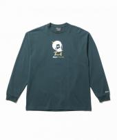ZIGZAG L/S TEE / GREEN