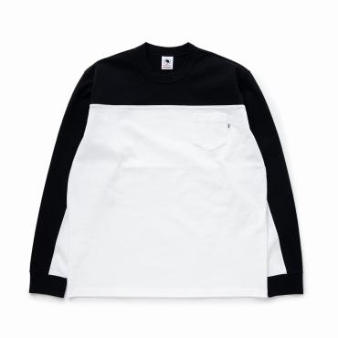 CROSS CUT LS TEE *ブラック*