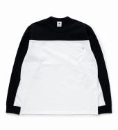 CROSS CUT LS TEE *ブラック*