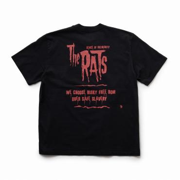 The RATS TEE *ブラック×レッド*