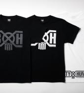 BxH SHREDDER LOGO TEE *ブラック/ホワイト*