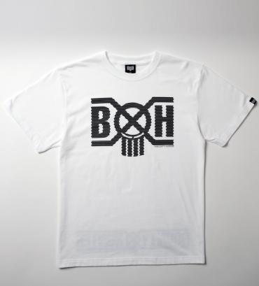 BxH SHREDDER LOGO TEE *ホワイト/ブラック*