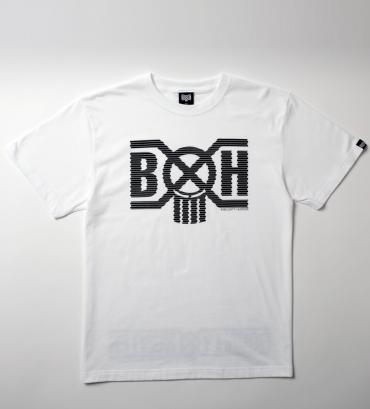 BxH SHREDDER LOGO TEE *ホワイト/ブラック*