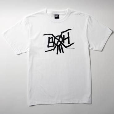 BxH HAND WRITE LOGO TEE * ホワイト *