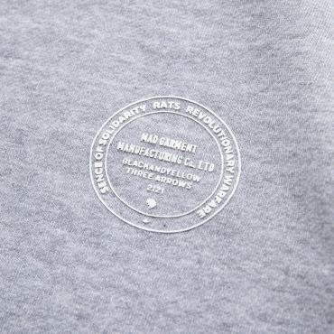 CUT OFF CREW NECK SWEAT *グレー*