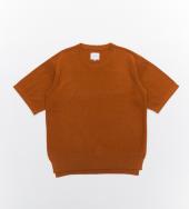 KNIT TEE *ブラウン*