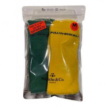 Slouch socks   *イエロー×グリーン*