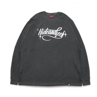 Cursive Logo L/S Tee *ダークブラック*