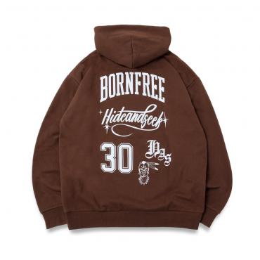 Team Hooded Sweat Shirt *ブラウン*