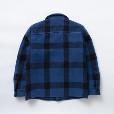 BUFFALO CHECK SHIRT JKT *ブルー×ブラックチェック*