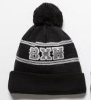 B×H FOOTBALL LOGO KNIT CAP*ブラック*