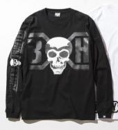 BxH LOGO SKULL L/S TEE *ブラック*