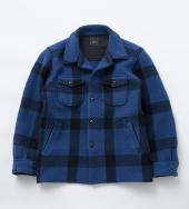 BUFFALO CHECK SHIRT JKT *ブルー×ブラックチェック*