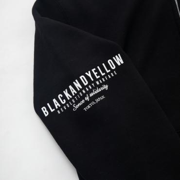 ZIP HOODIE TYPE-A *ブラック×イエロー*