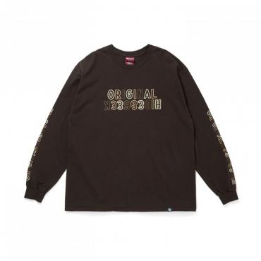 Original H&S L/S Tee / BROWN