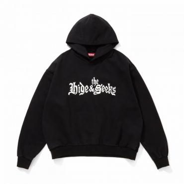 The H&S Hooded Sweat Shirt / BLACK